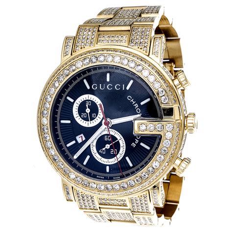 mens diamond gucci watch replica|gucci watch authenticator.